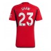 Günstige Manchester United Luke Shaw #23 Heim Fussballtrikot 2023-24 Kurzarm